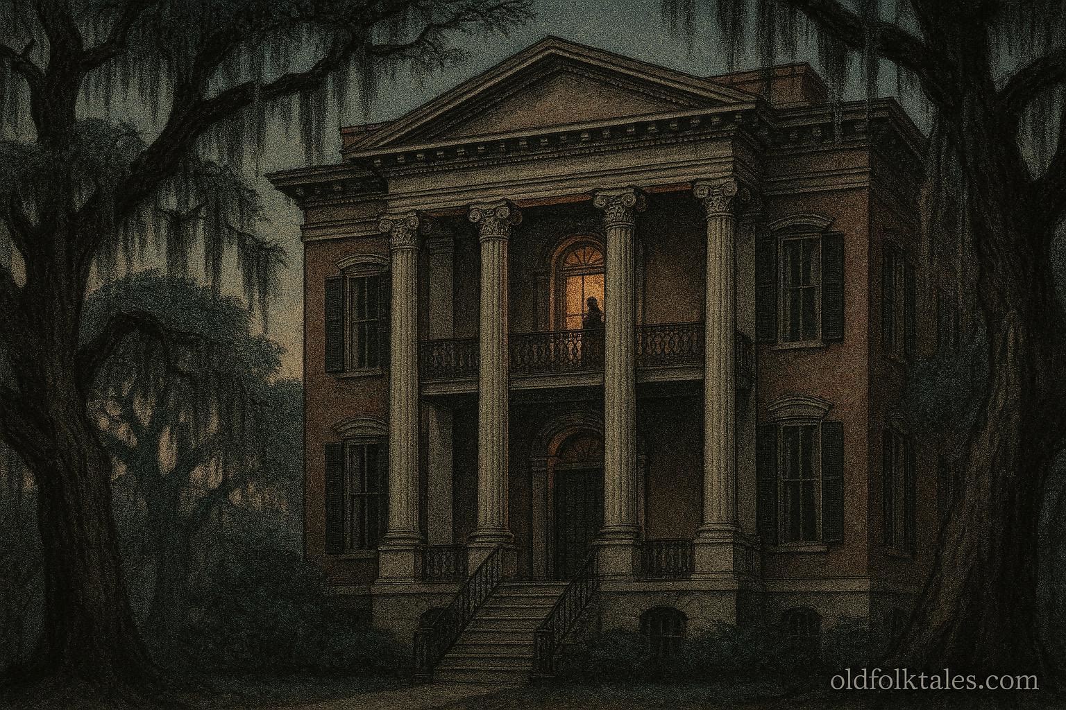 Sorrel-Weed House historic mansion in Savannah Georgia associated with Southern Gothic ghost stories