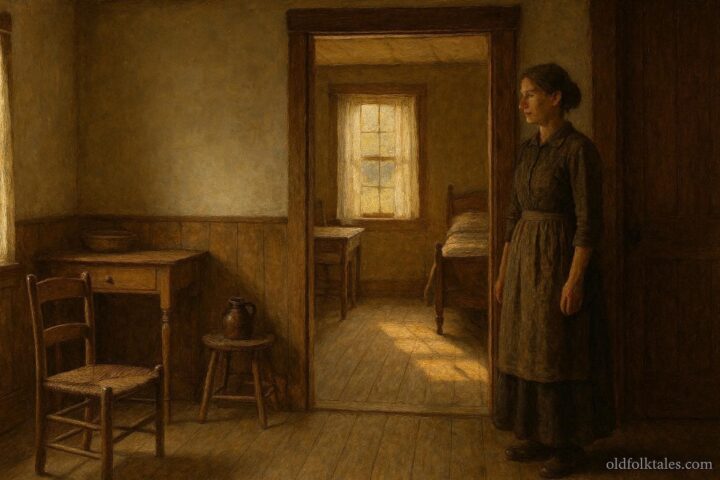 Early American rural home showing a clear doorway symbolizing movement and opportunity rather than obstruction