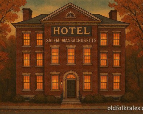 Historic Hawthorne Hotel in Salem Massachusetts associated with colonial ghost stories