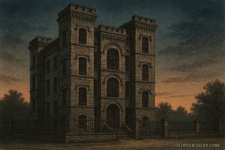 Old Charleston Jail historic stone prison building in Charleston associated with Civil War-era ghost legends