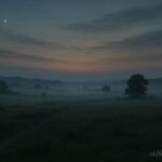 Empty land with a mysterious unseen bell ringing