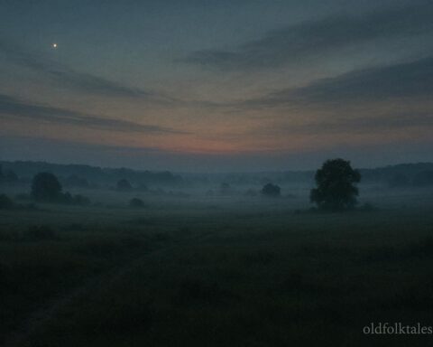 Empty land with a mysterious unseen bell ringing