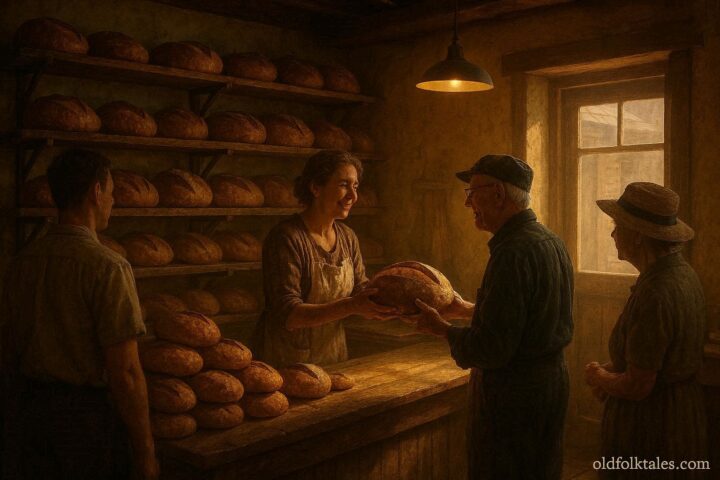 A bakery with endless bread feeding a small town